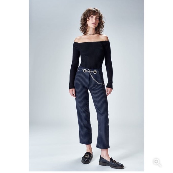 Opening Ceremony Pants - Miaou Pinstripe Tommy Pants